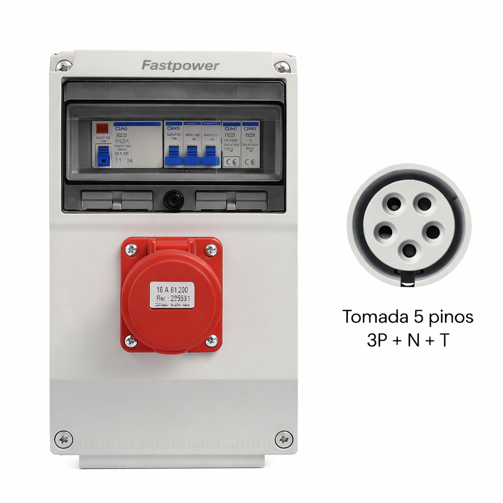 Quadro de Proteção Montado (7kW)